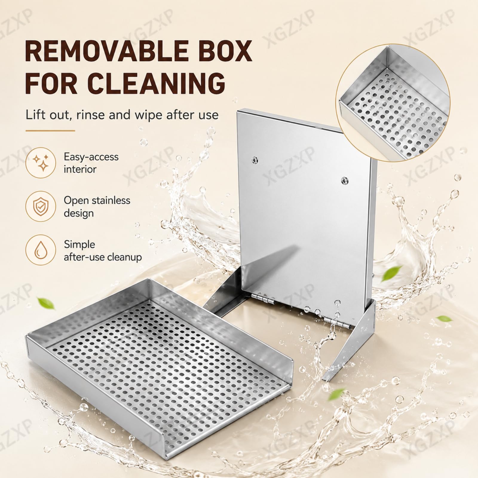Pressa Per Olio Fritto, Scolapiatti Per Spiedini Con Vassoio Di Drenaggio Perforato, Scatola Sgrassante In Acciaio Inox Per Cuochi Casalinghi, Pollo Fritto E Spiedini Null S