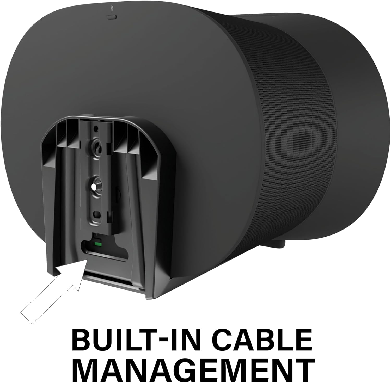 Sanus Fixed Speaker Wall Mount for Sonos Era 300™ - Low Profile Speaker Mount with Easy 3-Step Install & Included Hardware - Black Set of 2 Mounts - Image 5