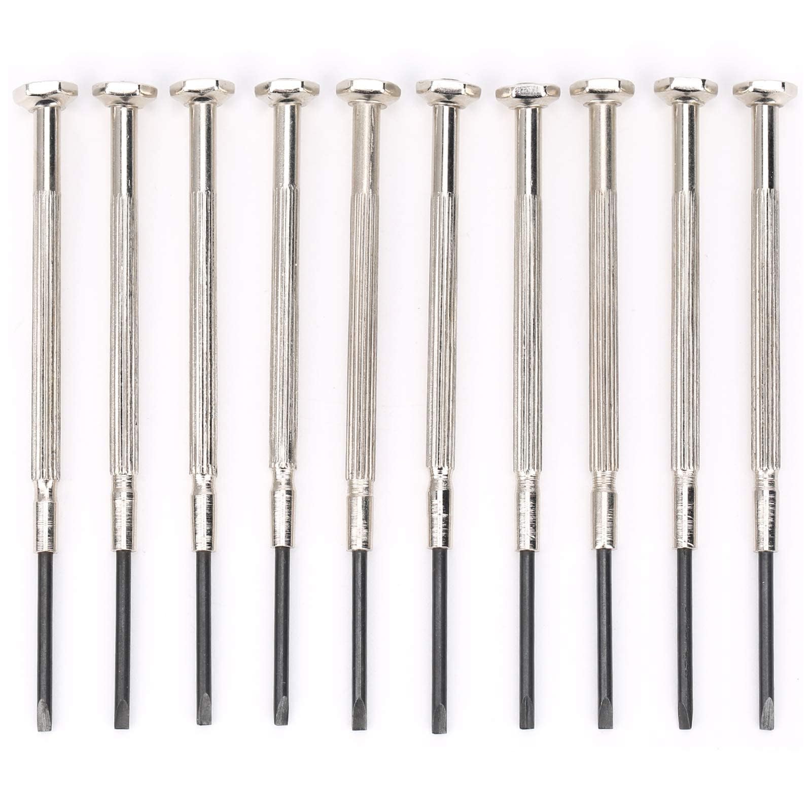 10PCS Set di cacciaviti professionali Manutenzione Riparazione di strumenti di cacciavite per flauto clarinetto sassofono
