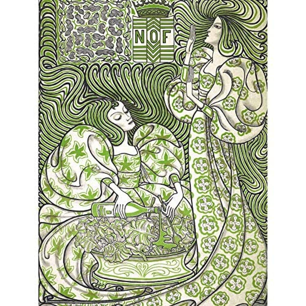 Wee Blue Coo Toorop Delft Salad Advert Unframed Art Print Poster Wall Decor 12X16 Inch