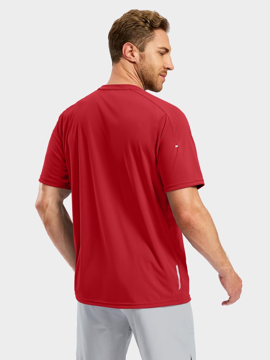 Pudolla Men's Workout Running T-Shirts Lightweight Quick Dry Athletic Gym Shirts for Men Short Sleeve Sport Tee Tops - Image 4