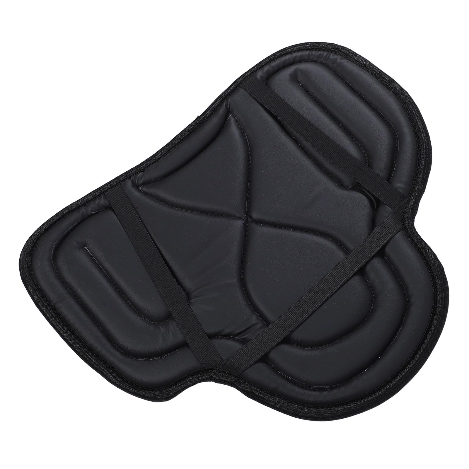 Bnineteenteam Pad, Almohadilla de Montura Occidental, Almohadilla de Equitación Ecuestre, de Silla de Montar Premium PU, un Diseño Espesado de Amortiguación Transpirable para una Comodidad Mejorada