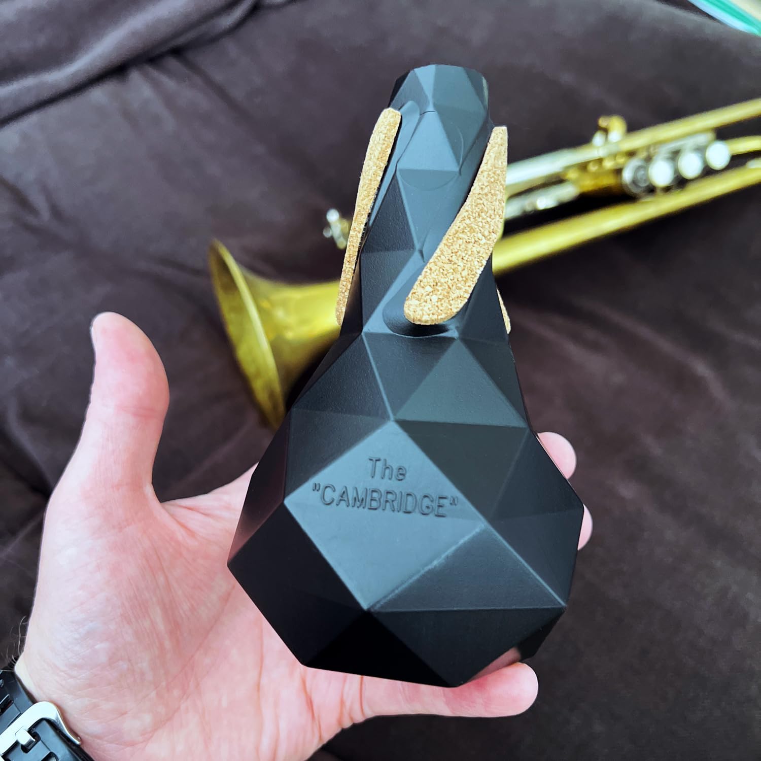 "Cambridge" Bb Trumpet & Cornet Straight Mute - Lightweight, Precision-Tuned, Easy to Play - Undentable Design for Beginners and Professional Trumpet and Cornet Players