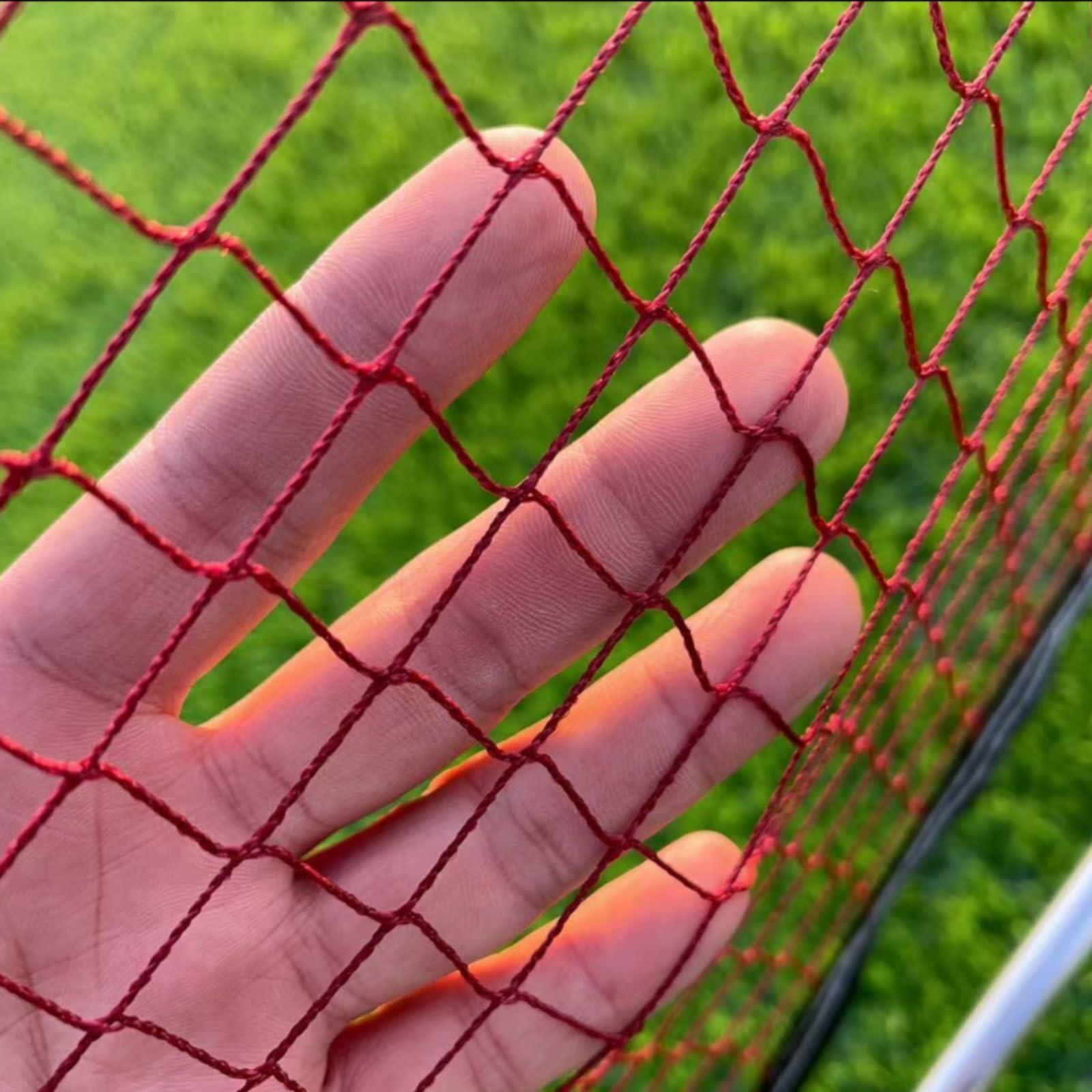 Rete Sportiva Portatile Rete Allenamento Rete Pratica Rete Paracolpi Struttura in Acciaio Inossidabile con Piedini Stabilizzatori E Angoli Imbottiti
