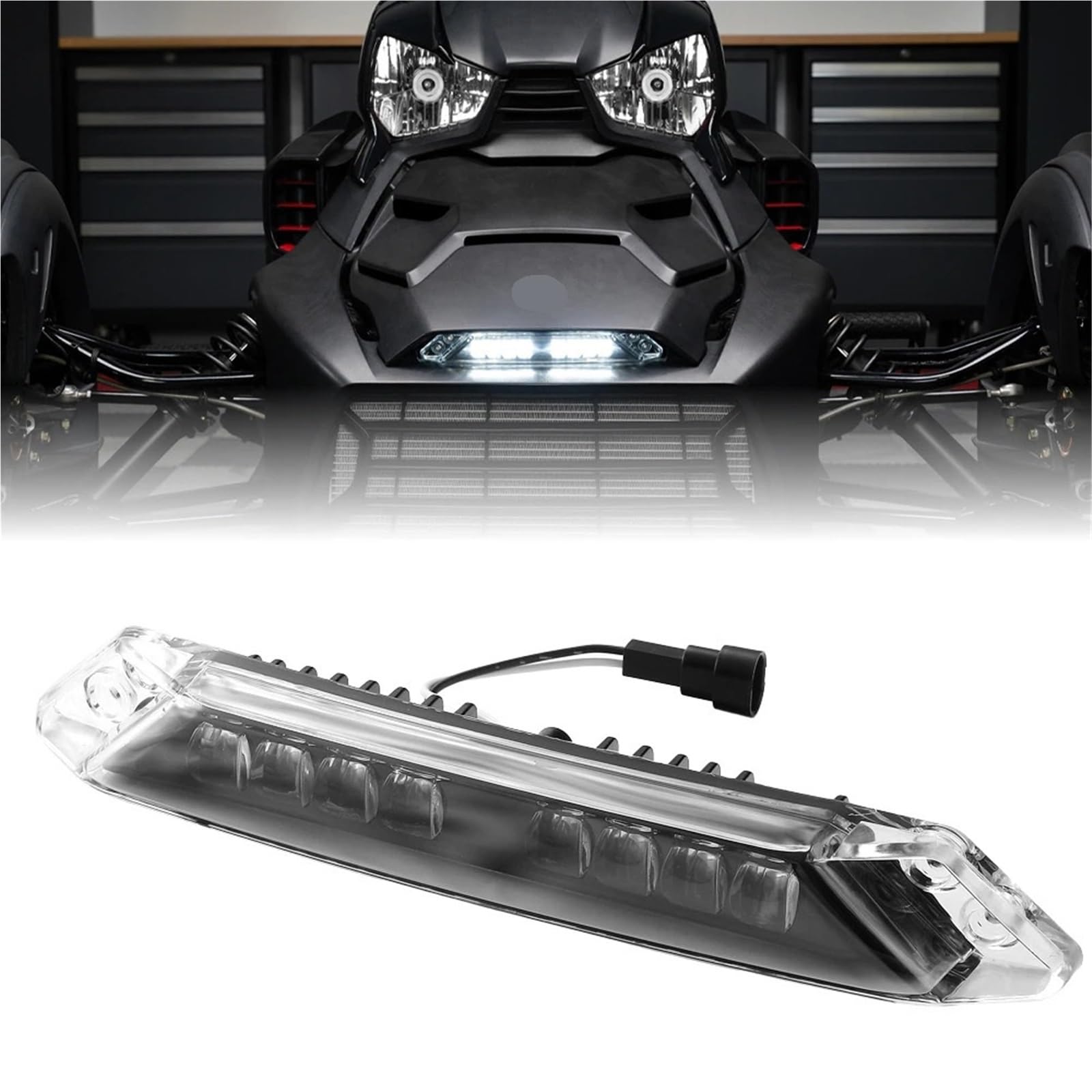 Kable napędowe Pasuje do Can-Am Ryker 600/900 /Sport Edition Przednie światła jazdy dziennej Signature White Zestaw pomocniczy DRL Motocyklowe kable napędowe