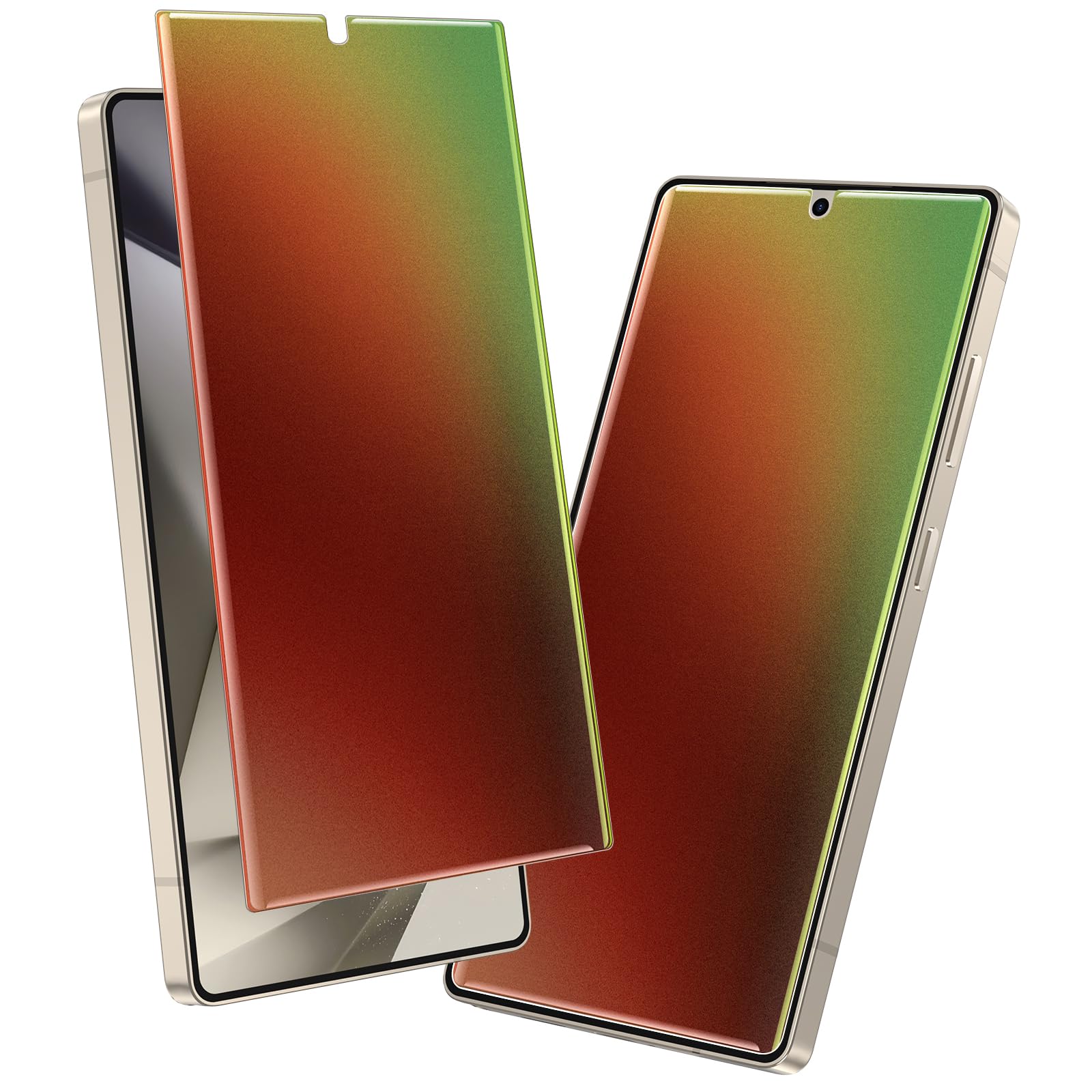 LYWHL 2 Pack for Samsung Galaxy S25 Ultra Privacy Screen Protector, Matte Gradient Colorful Anti-Spy Anti-Glare Anti-Fingerprint Private Film[Not