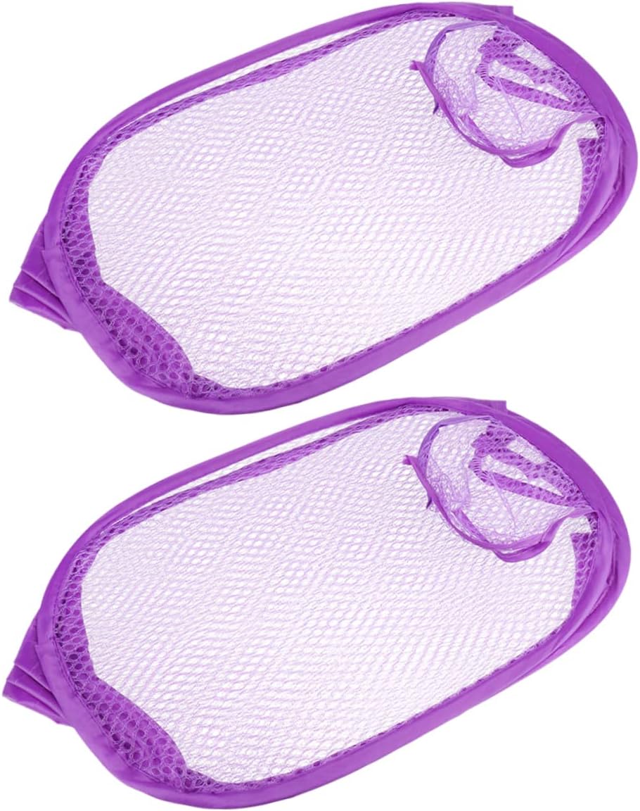 2pcs Laundry Basket Organizer Clothes Hamper Mesh Laundry Hamper for Home College Apartments