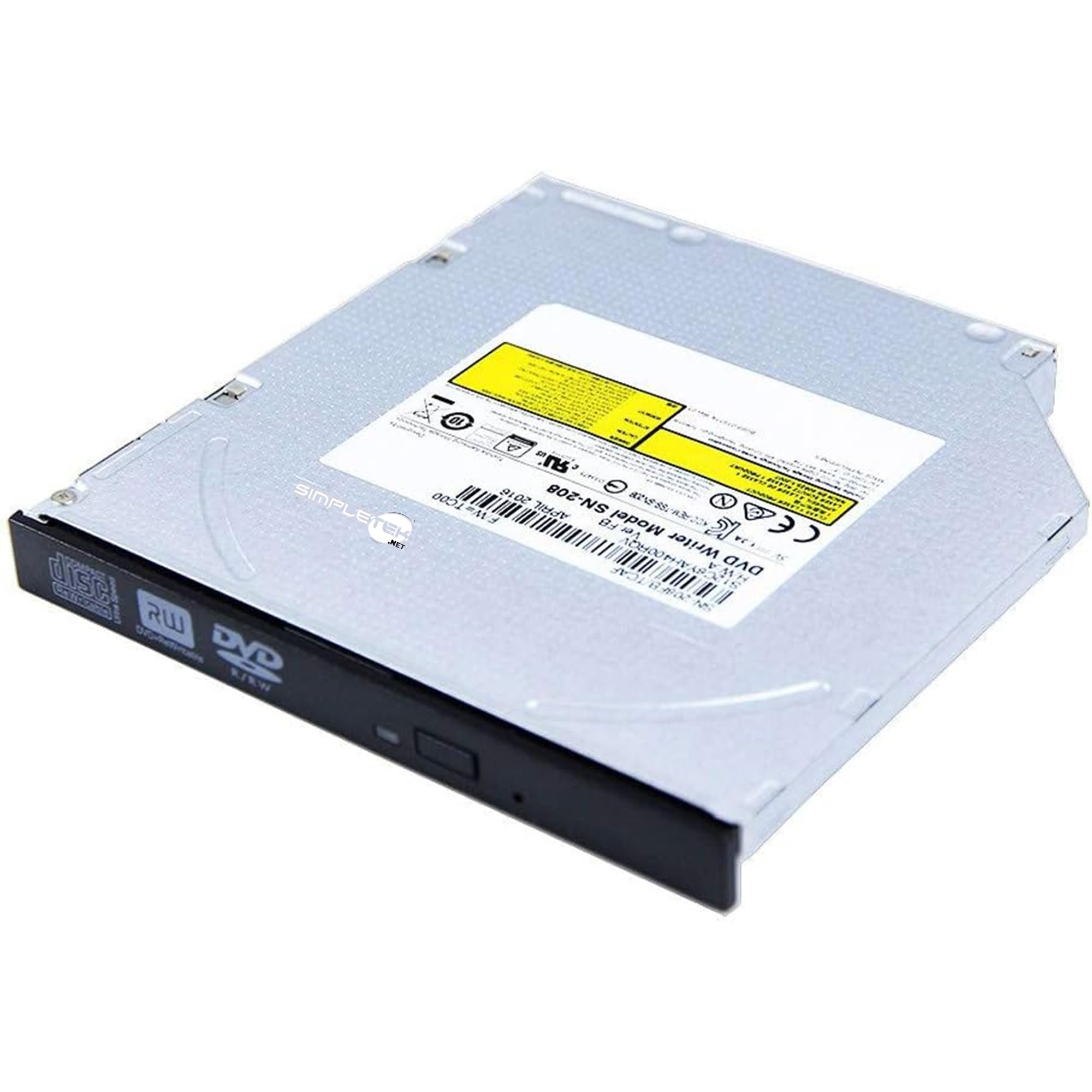 SIMPLETEK - Lector grabador DVD-RW CD-RW SN-208FB 12,7 mm SATA DN-208 (reacondicionado)