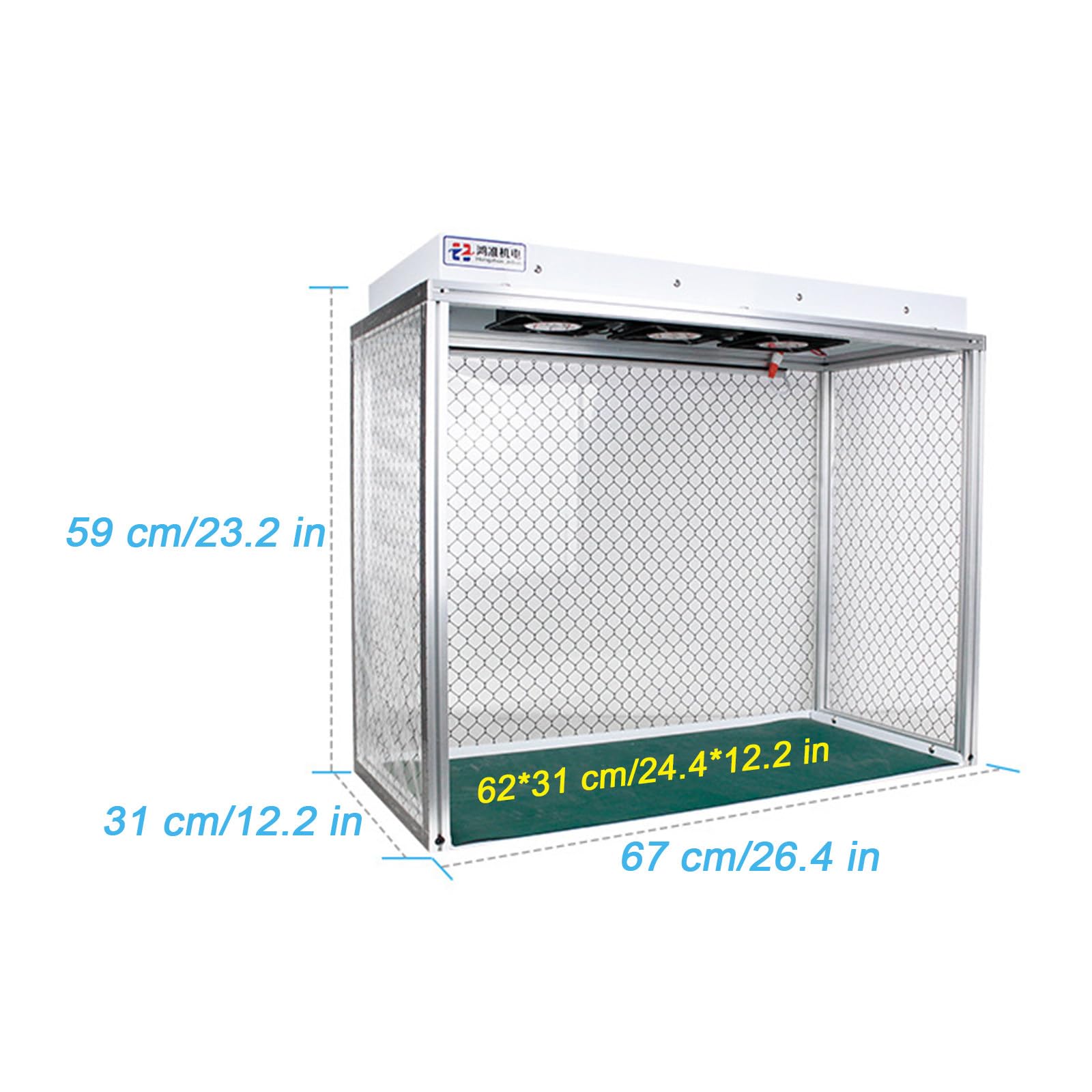 INTBUYING Vertical Laminar Flow Hood With HEPA Filter - Clean Bench For Dust Free Work