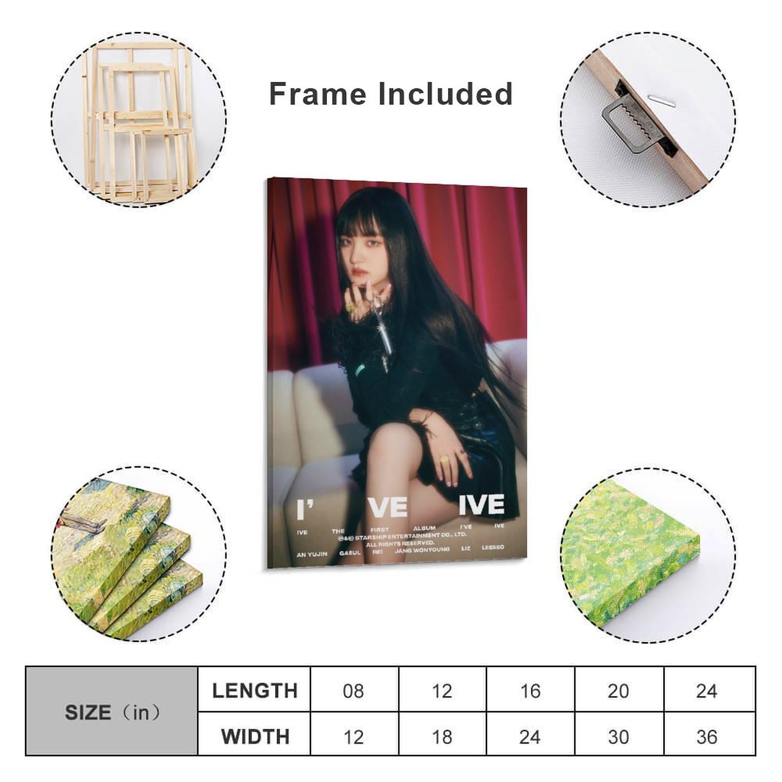 Amazon.co.jp: Kpop IVE Liz アイヴのリズのポスター I've Ive I