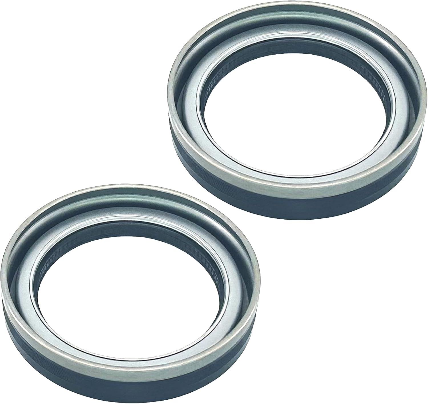 2 PCs High Performance 370001A Driver Trailer Steer Axle Wheel Oil Bath Seal 308-0836 for SK/F SCOTSEA/L 35066 35058 380001A, for Freightline/r Kenwort/h Peterbil/t Volv/o Semi-Trucks, 2 Pack