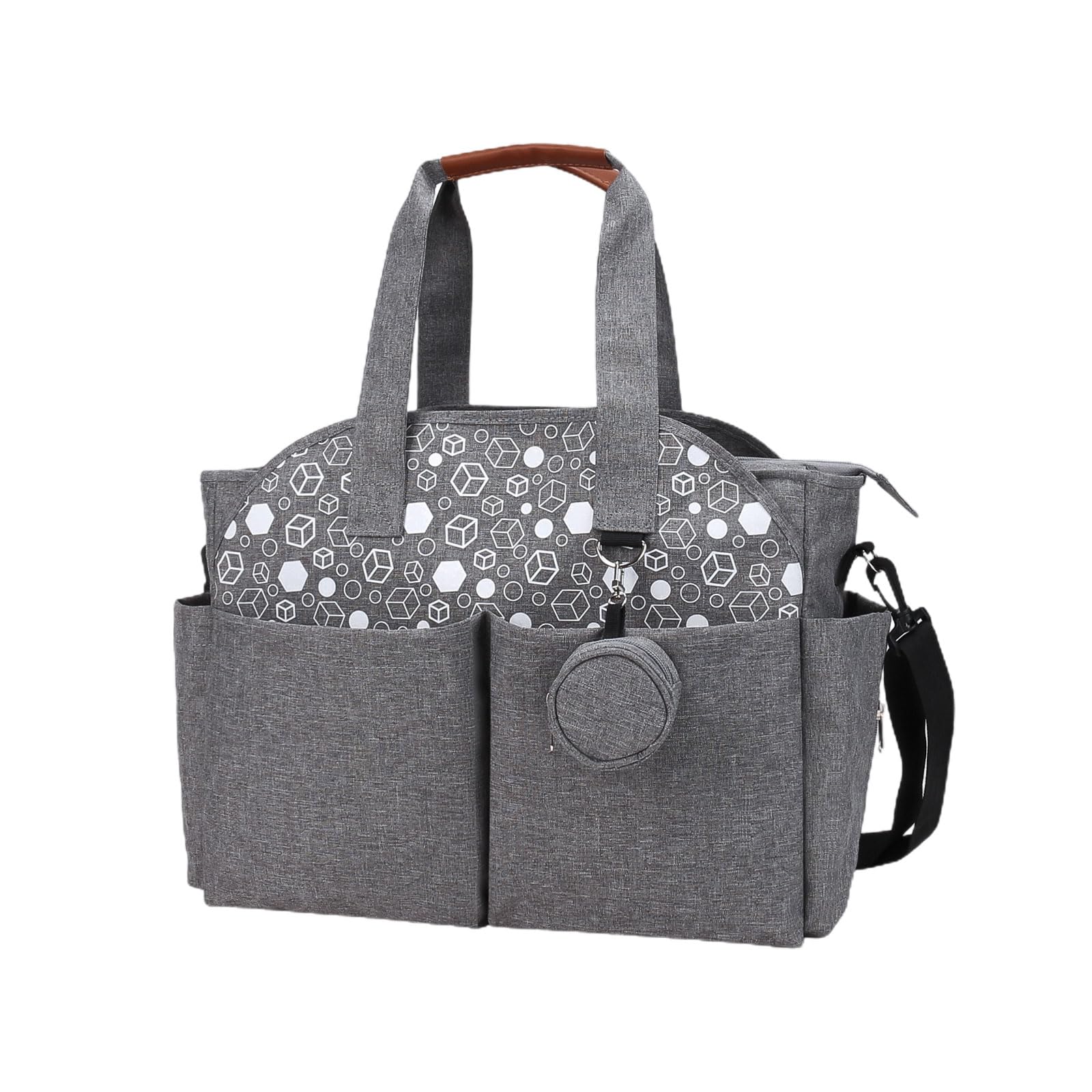 Bolsas de pañales Bolso de lactancia para madre y bebé de gran capacidad, bolso para cambiar pañales portátil, mochila de viaje, bolso de lactancia para madre y bebé