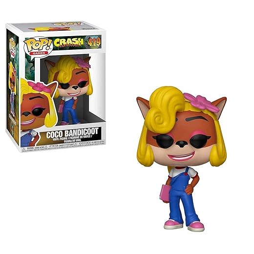Funko Pop Games: Crash Bandicoot - Coco Collectible Figure, Multicolor