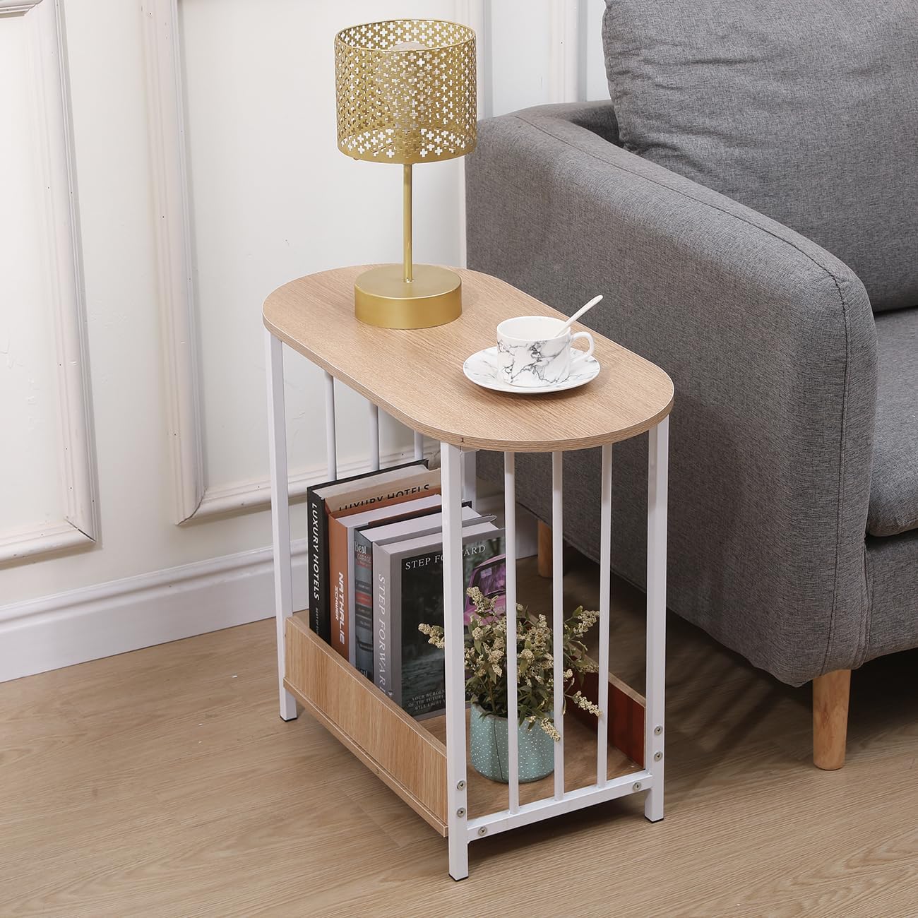 Nozama End Tables Living Room Small Side Tables For Small Spaces Wood