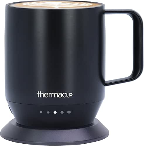Mega 8-Hour Battery Self-Heating Coffee Mug with | Temperature Controlled