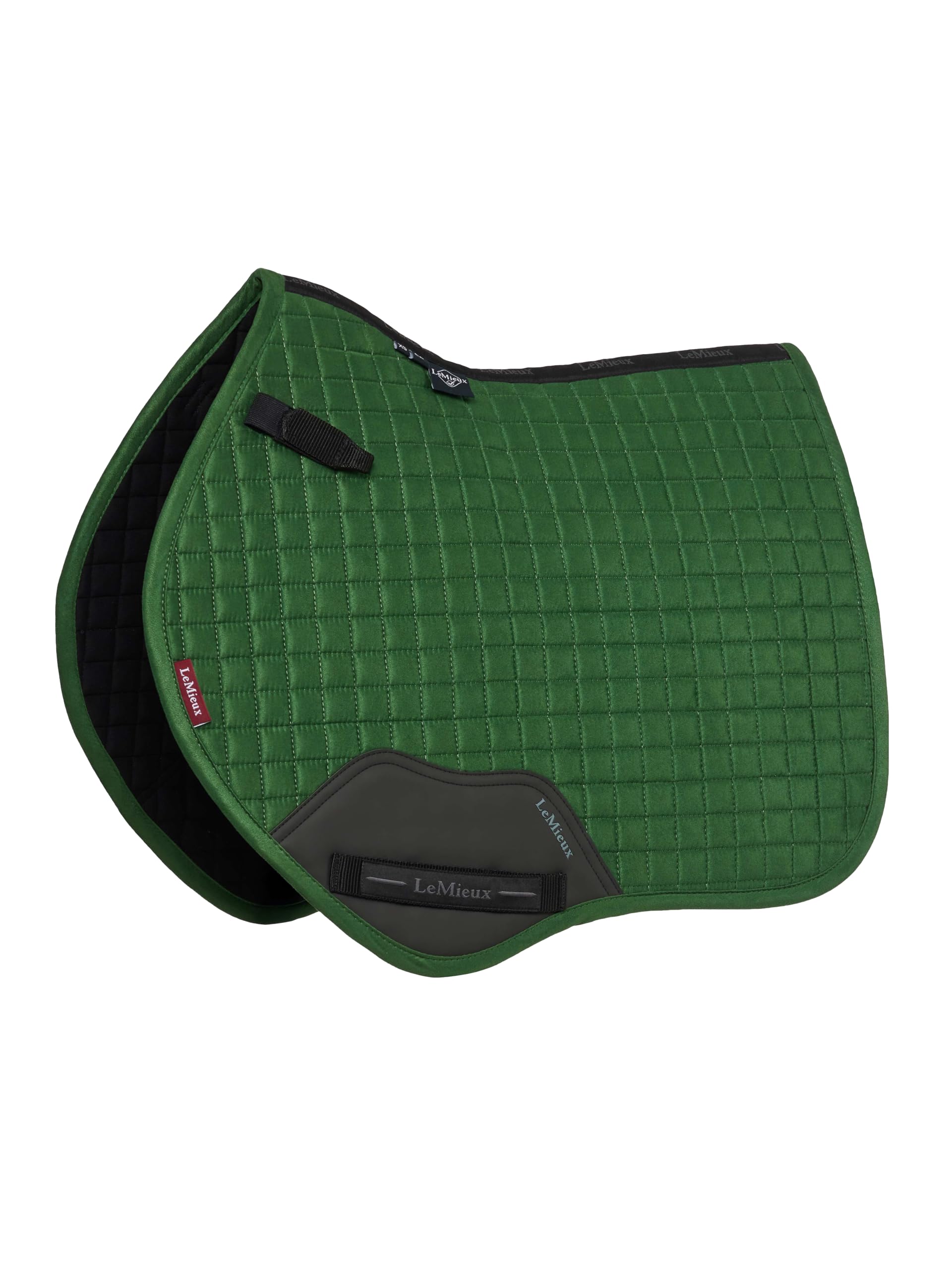 LeMieux Mini Suede Close Contact Square Saddlepad - Hunter Green
