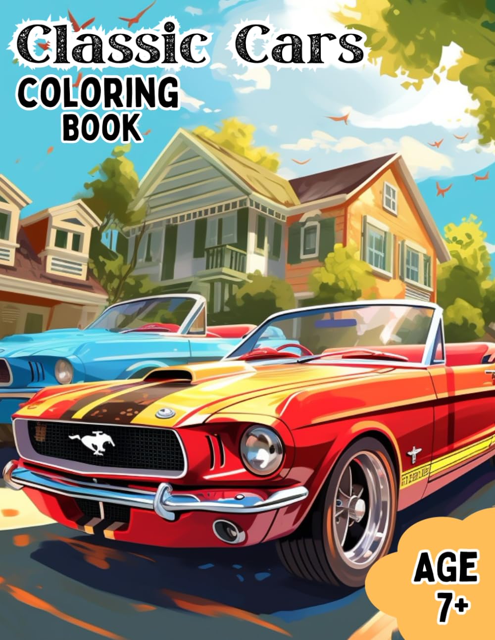 Classic Cars Coloring Book: classic cars coloring book, classic cars coloring pages, Antique automobile coloring, Retro car coloring sheets, coloring ... car drawings for coloring, Antique cars
