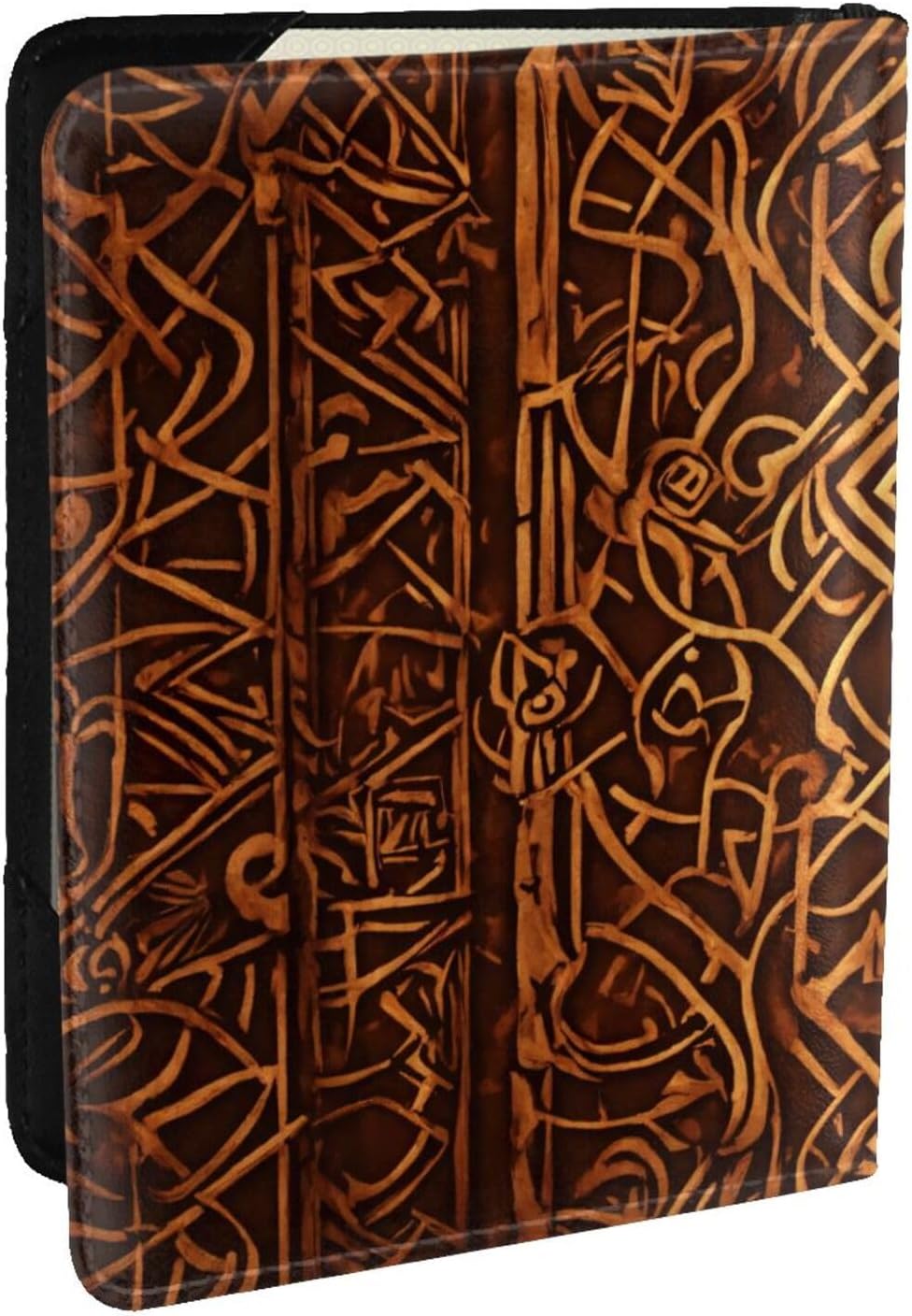 Native American Print Passport Holder, Cute Passport Cover, Travel Wallet With Credit Card Slots Passport Wallet Waterproof Documents Organizer