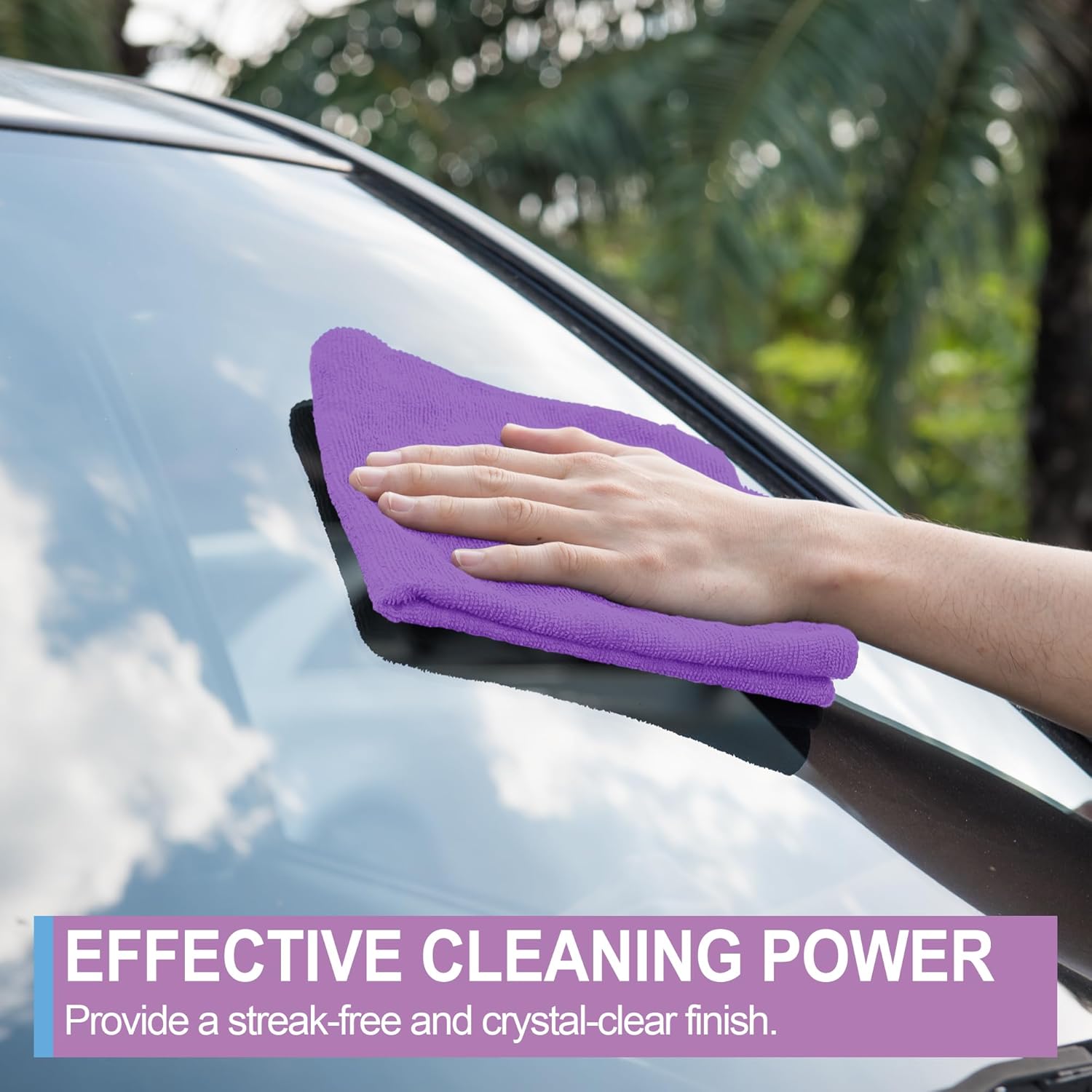 HOMERHYME Microfiber Cleaning Cloth, 12 Pack Cleaning Rags,12" X 11" Lint Free Dish Towels Wash Cloths, Reusable Microfiber Towels for Home and Kitchen Bathroom Apartment Cleaning Supplies, Assorted - Image 6