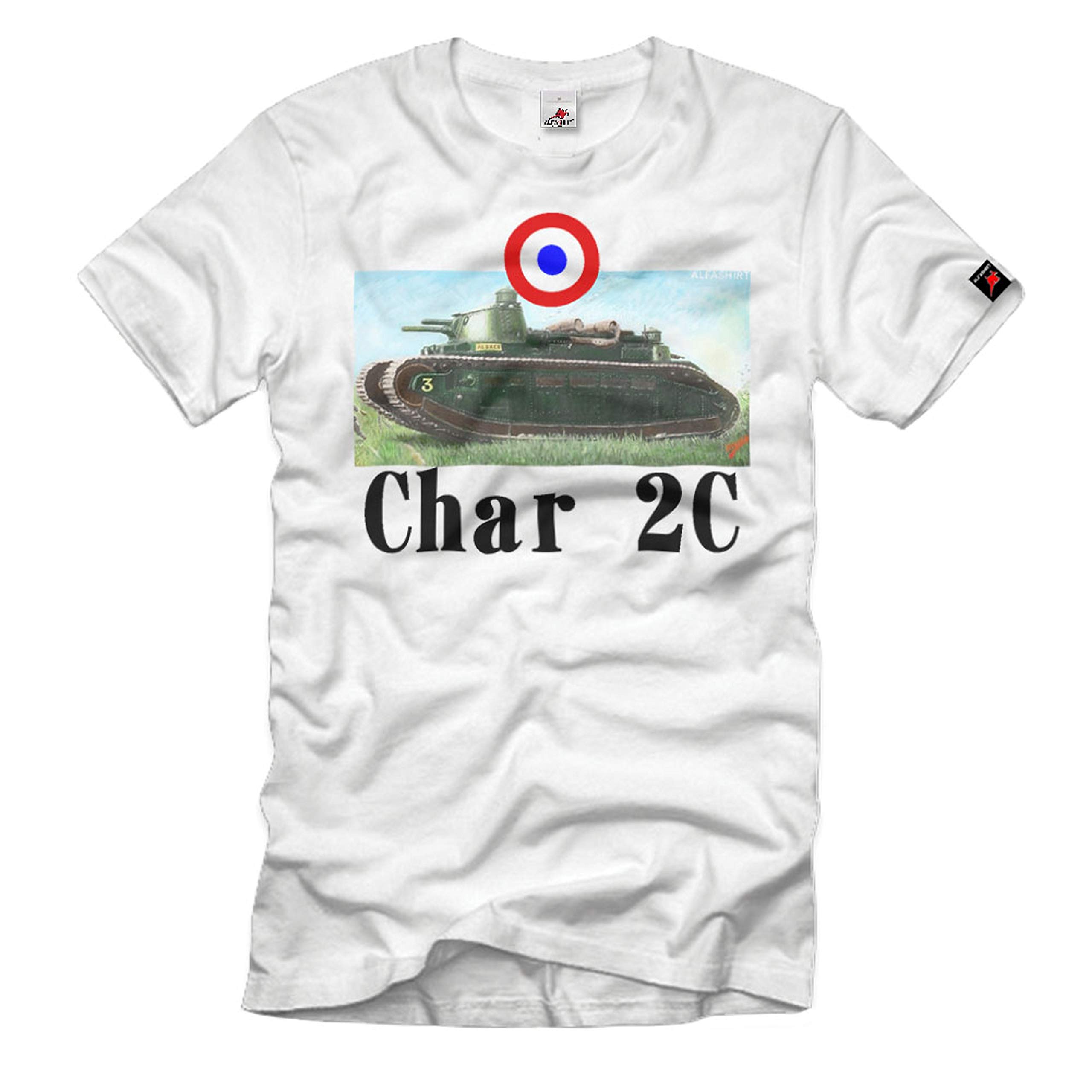 Tanque Char 2C ropa cómoda en talla grande XXL para evitar rozaduras con estilo militar blanco 3