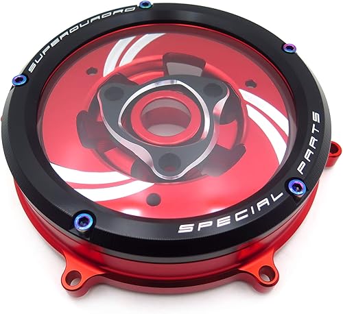 Miniatura 2 de Elegante cubierta transparente de embrague de carreras y retención de resorte compatible con Ducati 1199 1299 959 Panigale RS 2012-2016 (ver ajuste)