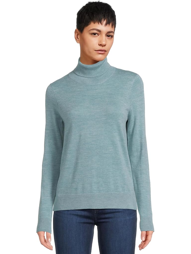 Blue Pendleton Merino Turtleneck