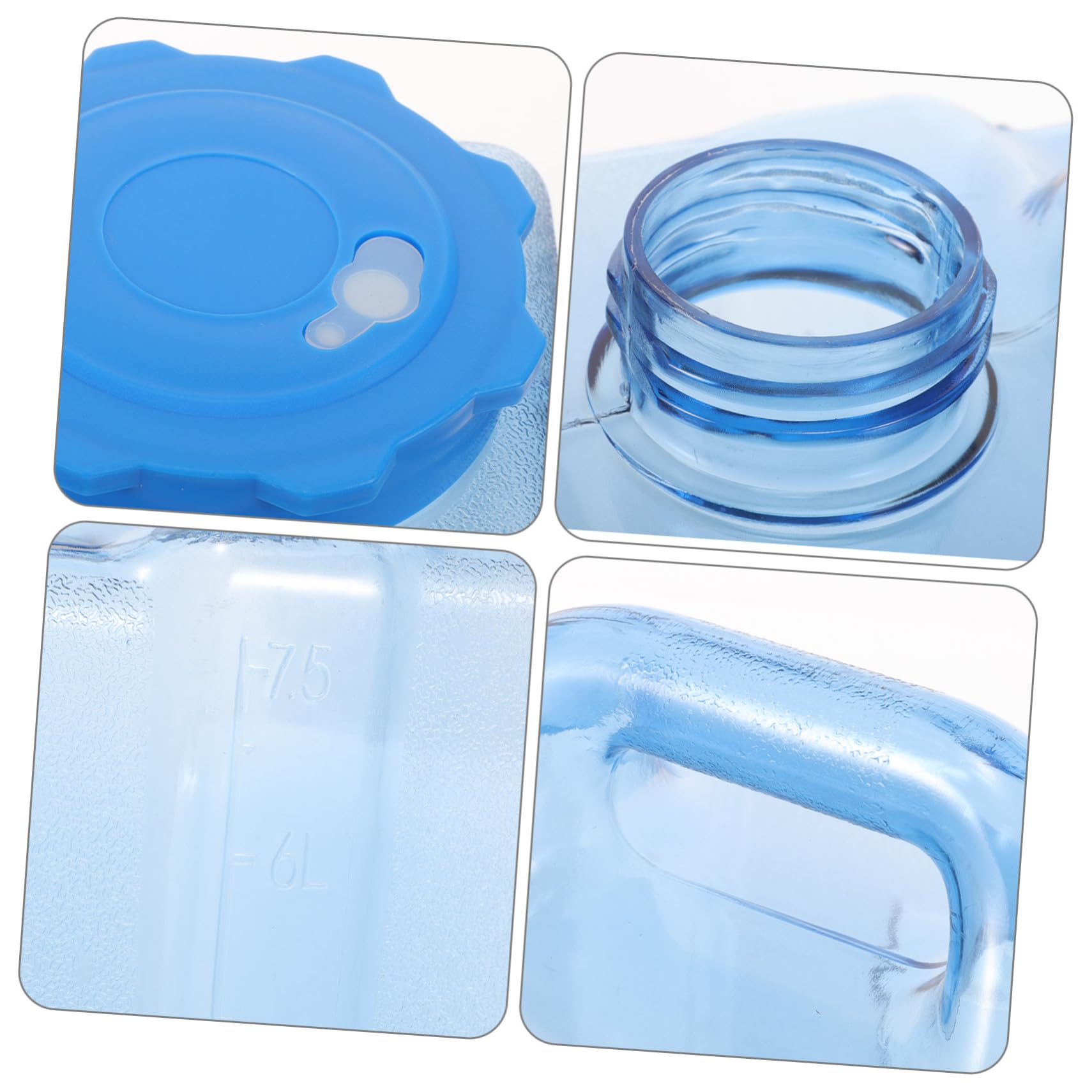 Toyvian Camping Wasserkanister mit Hahn 7,5 Liter Tragbarer Wasserbehälter aus Langlebigem Bpa Freiem Kunststoff für Outdoor Auto und Wandern