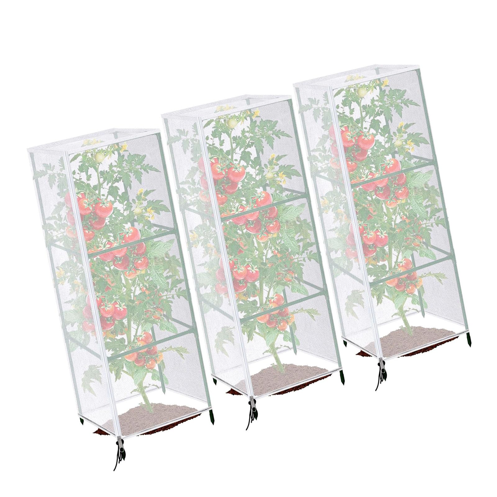 Recyclable Slide Bird Networking with Cord for Vegetable Bushes Produce Security Garden Net Protect for Vegetables Posies
