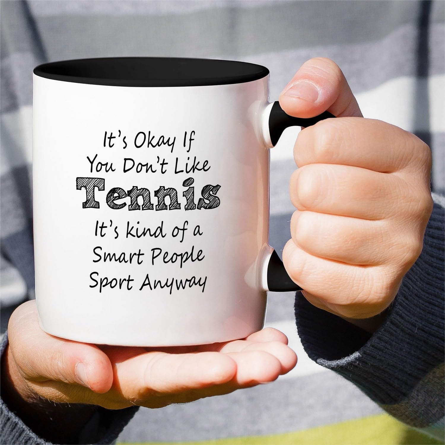 Retreez It's Okay You Don't Like Tennis It's Smart People Sport 11 Oz Mugs image 4