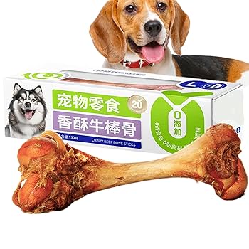 Amazon | 犬用牛骨、犬用本物骨 - 犬用牛骨ポータブルタフドッグ
