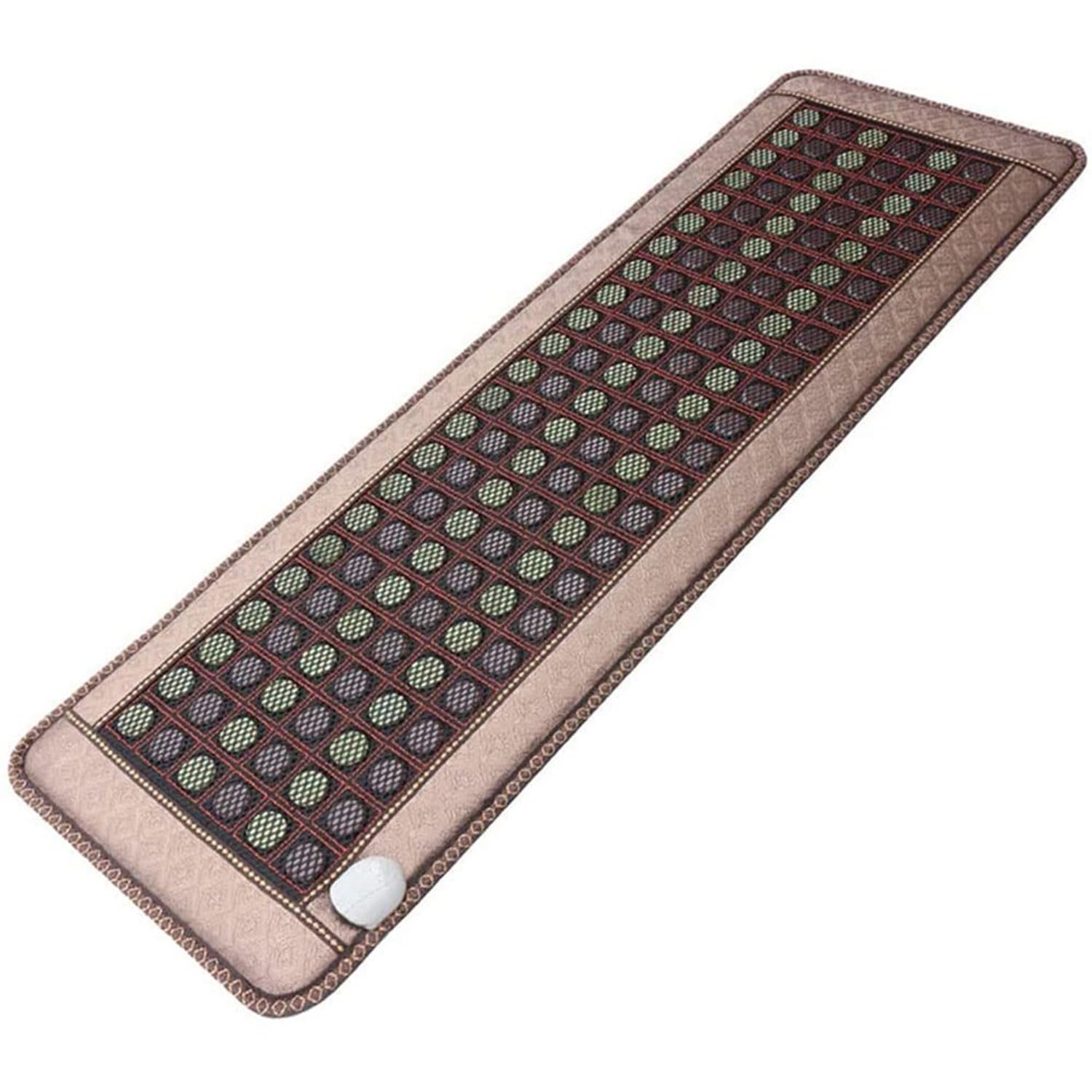 BLUEZY Jade Natural Almohadilla Térmica, Infrarrojo lejano Mantas Elèctricas, Turmalina Almohadillas Electricas Temperatura Ajustables para Alivio Dolor Espalda, Cuello Y Hombro