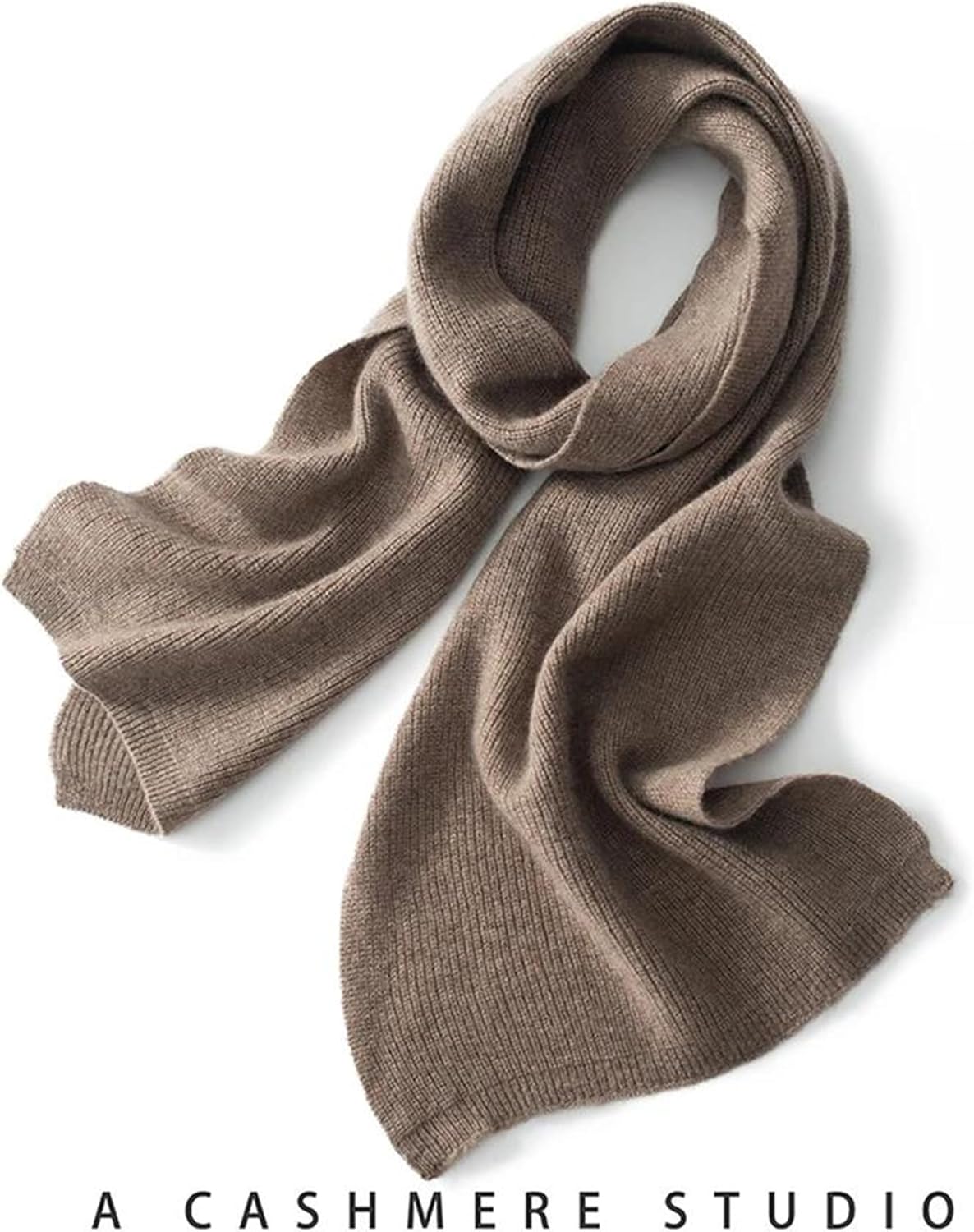 Women's 160X30cm Solid Color Cashmere Knitted Scarf Shawl For Unisex Wear And Cold Weather Comfort