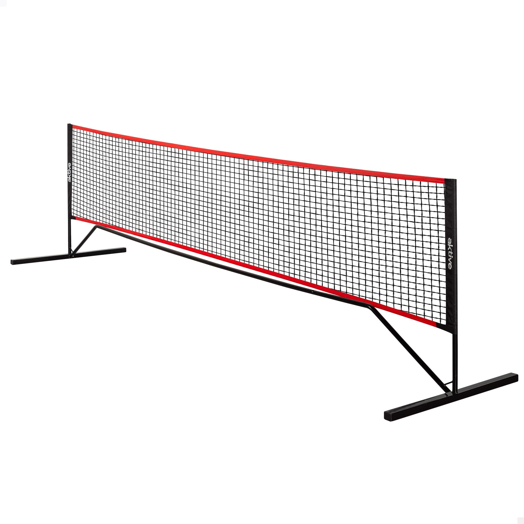 AKTIVE Red bádminton portátil, 295x160 cm, Azul y Negro, 2 Raquetas, 2 Volantes, Patas Extensibles, Maletín Transporte y almacenaje, Montaje sin Herramientas, Juegos Exterior niños (61591) — view 9