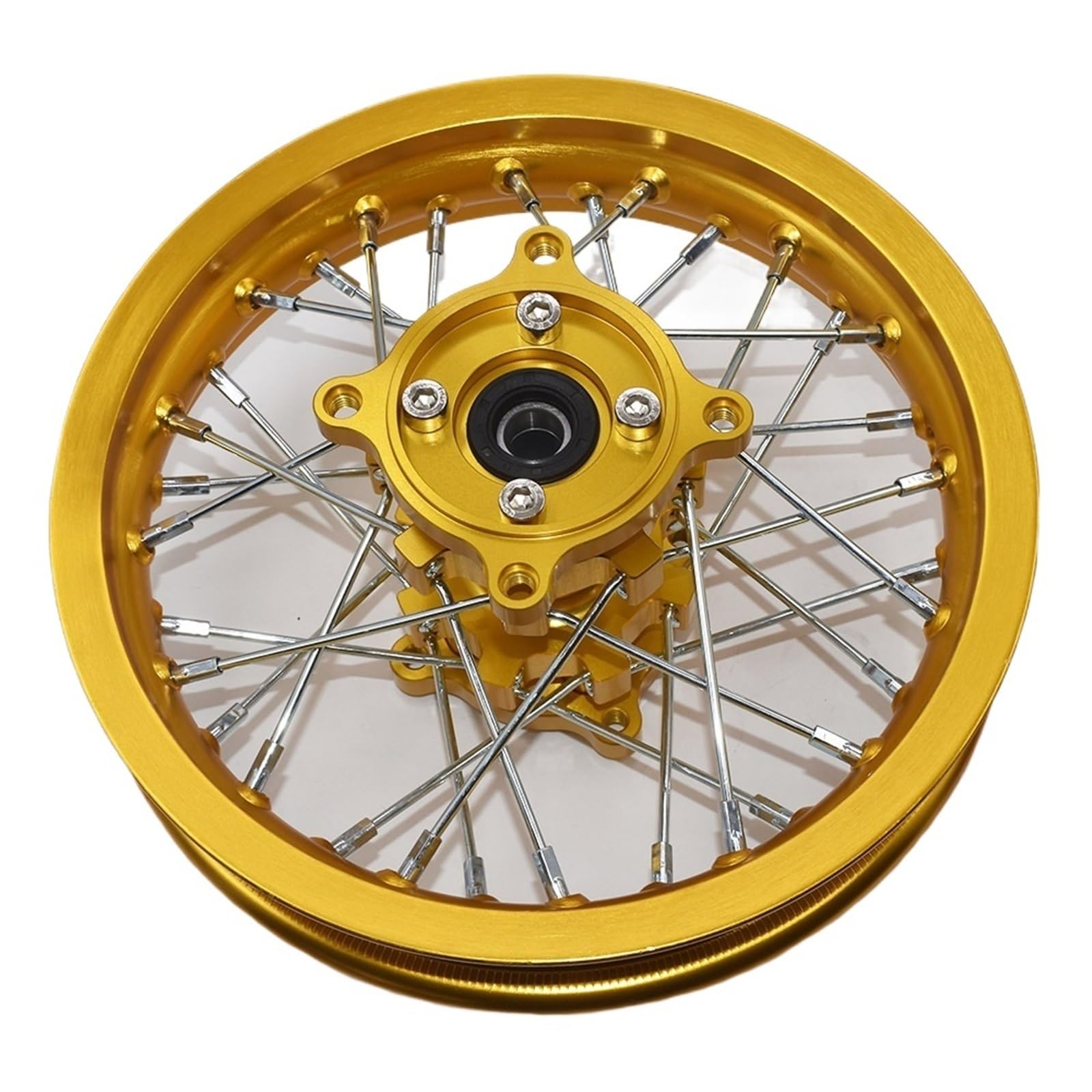 CNC Cerchio anteriore e posteriore da 10 pollici 1.60-10 "Per piccole moto da cross fuoristrada Dirt Pit Bike Cerchioni per moto