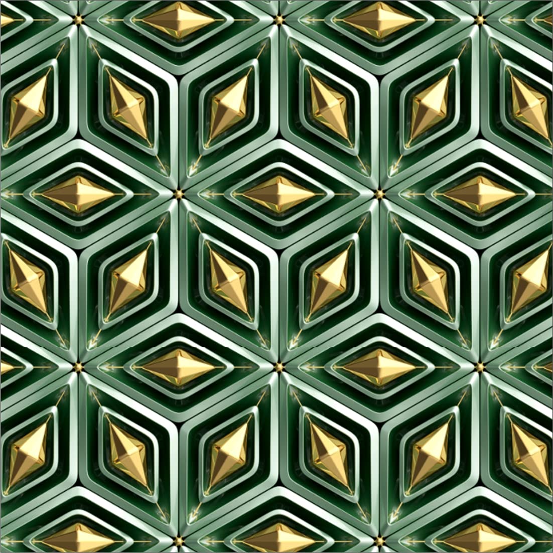 WallDaddy Self Adhesive Wallpaper Model (MatelGreenFlower) Bigger Size (40x300) cm for Bedroom, Drawing Room, Kids Room, Walls, Doors, Furniture etc