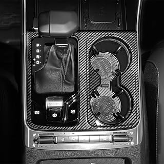 Gear Shift Panel Cover Compatible with KIA Carnival 2025-2026 Accessories (Carbon Fiber Pattern)