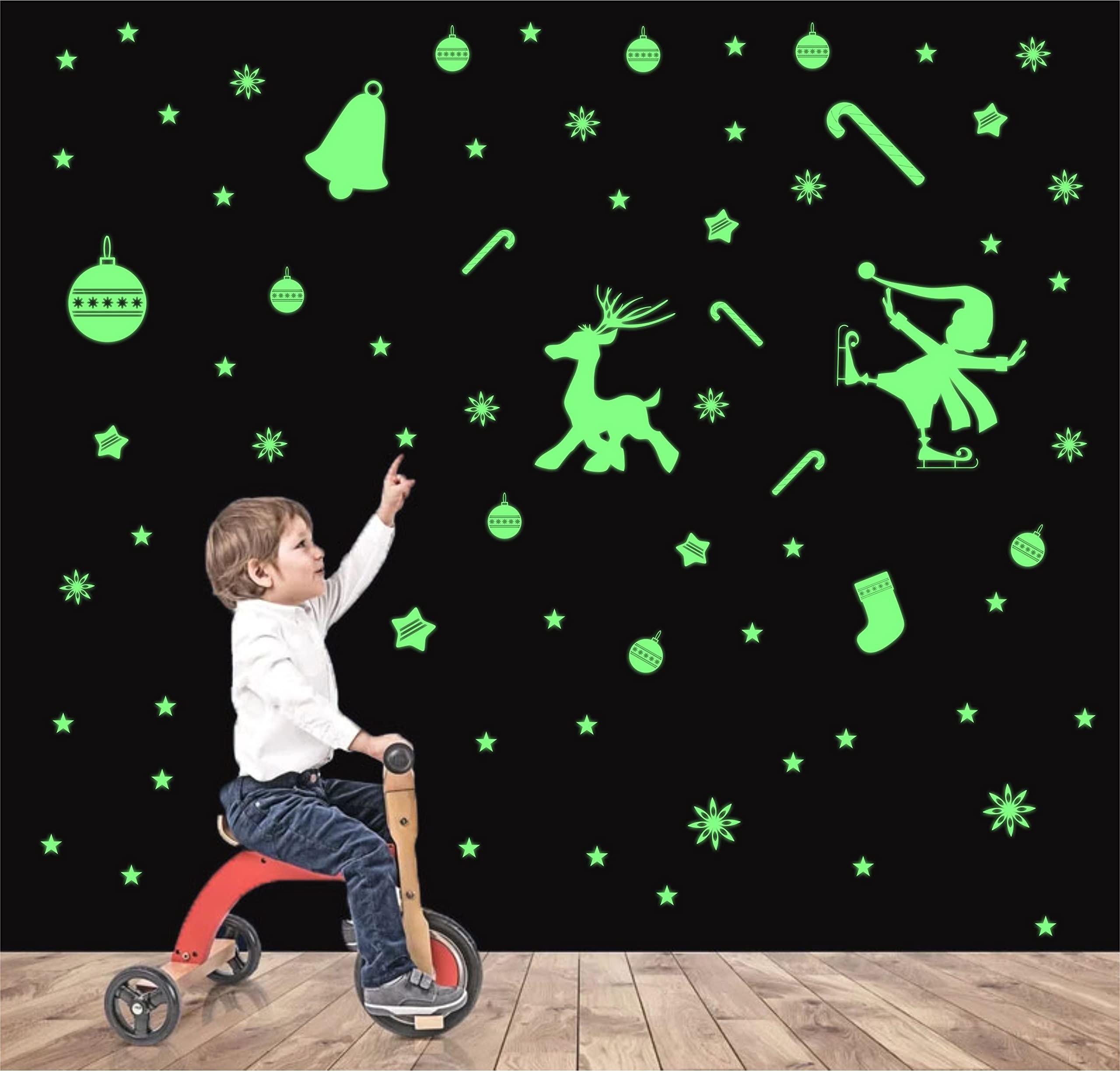 DreamKraft Night Glow Radium Sticker Set - Perfect for Kids Room Ceiling and Wall Decoration-image-40