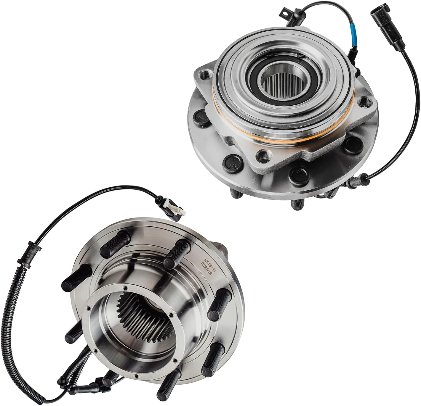 Detroit Axle - Front 4pc Wheel Bearing Hubs Kit for 11-14 Ford F-250 F-350 Super Duty, 2 Wheel Bearing and Hubs 2 CV Axle Shafts 2011 2012 2013 2014 Replacement