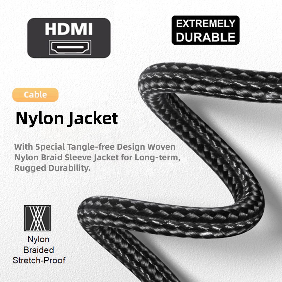 CY Kabel 4K typu C Mini HDMI 1.4 męski 90 stopni pod kątem do HDMI żeński przedłużacz do kamery DV MP4 DC laptopa HDTV