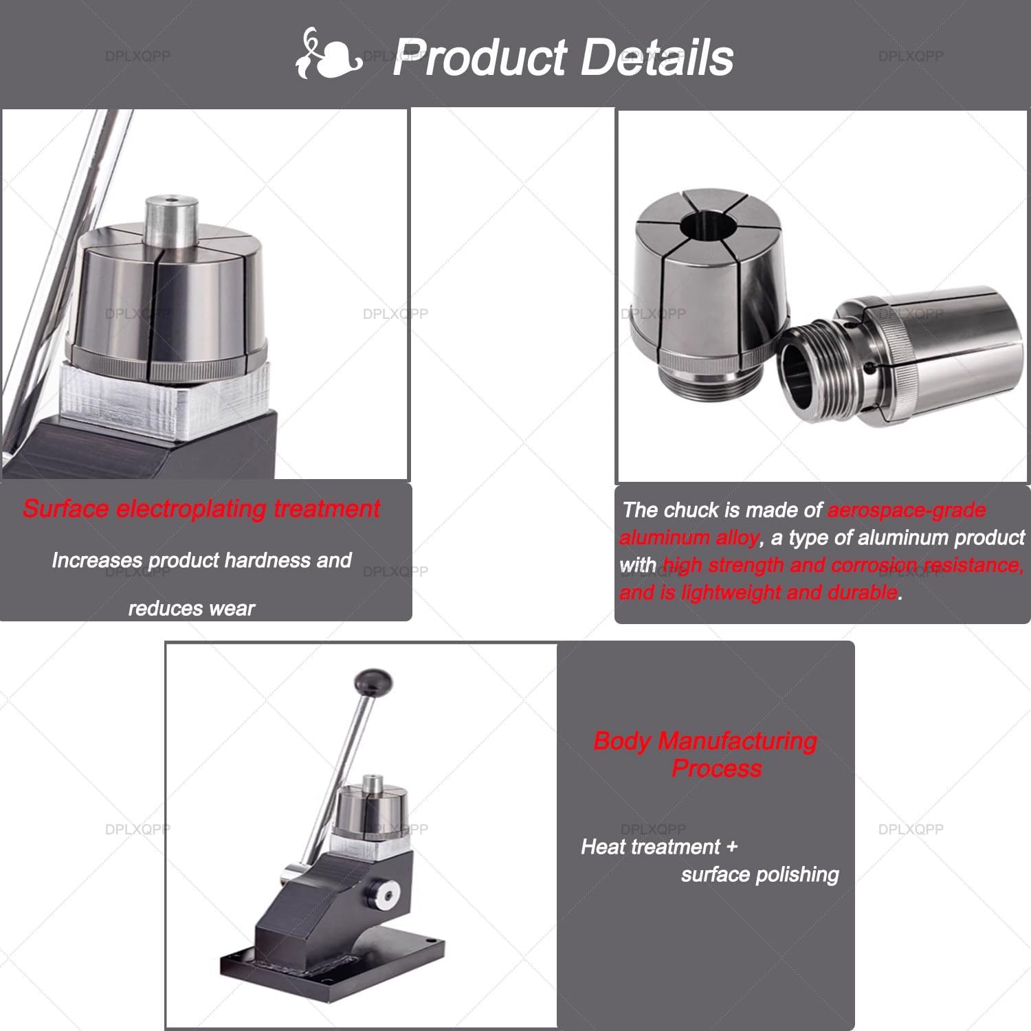 Professional Jewelry Making Mandrel,Bracelet Sizer & Stretcher Expander Tool with 6 Interchangeable Tips for Precise 42-70mm Size Adjustment