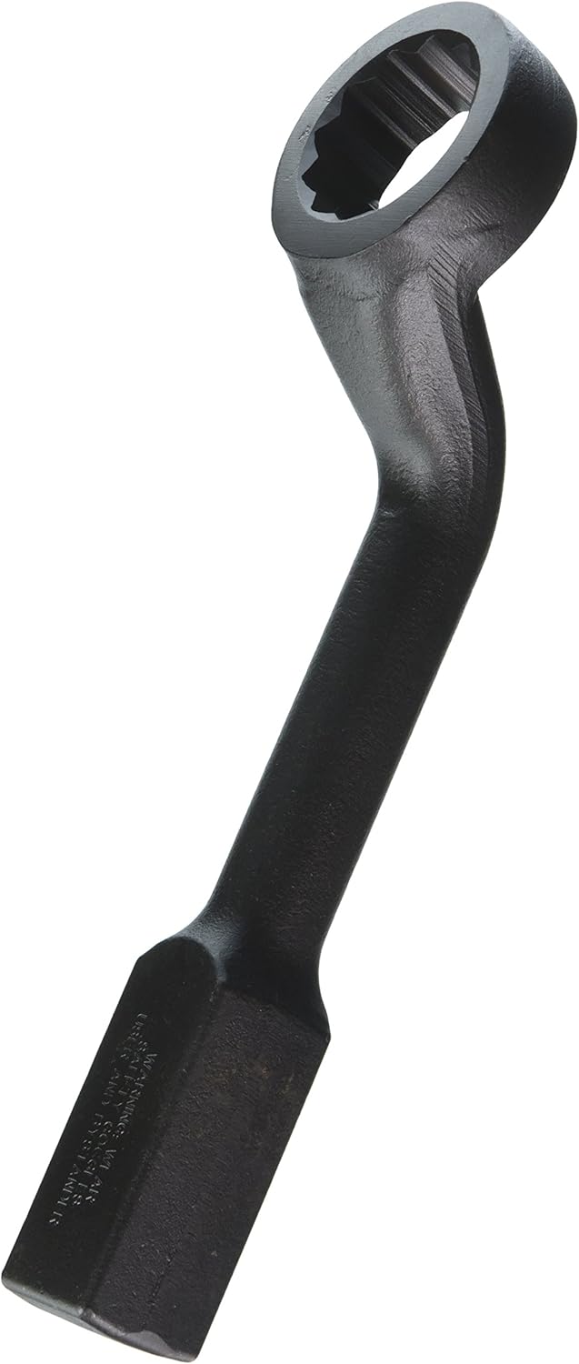 Striking Box Wrench 12 Point 45 Offset Handle Black 1 13/16"
