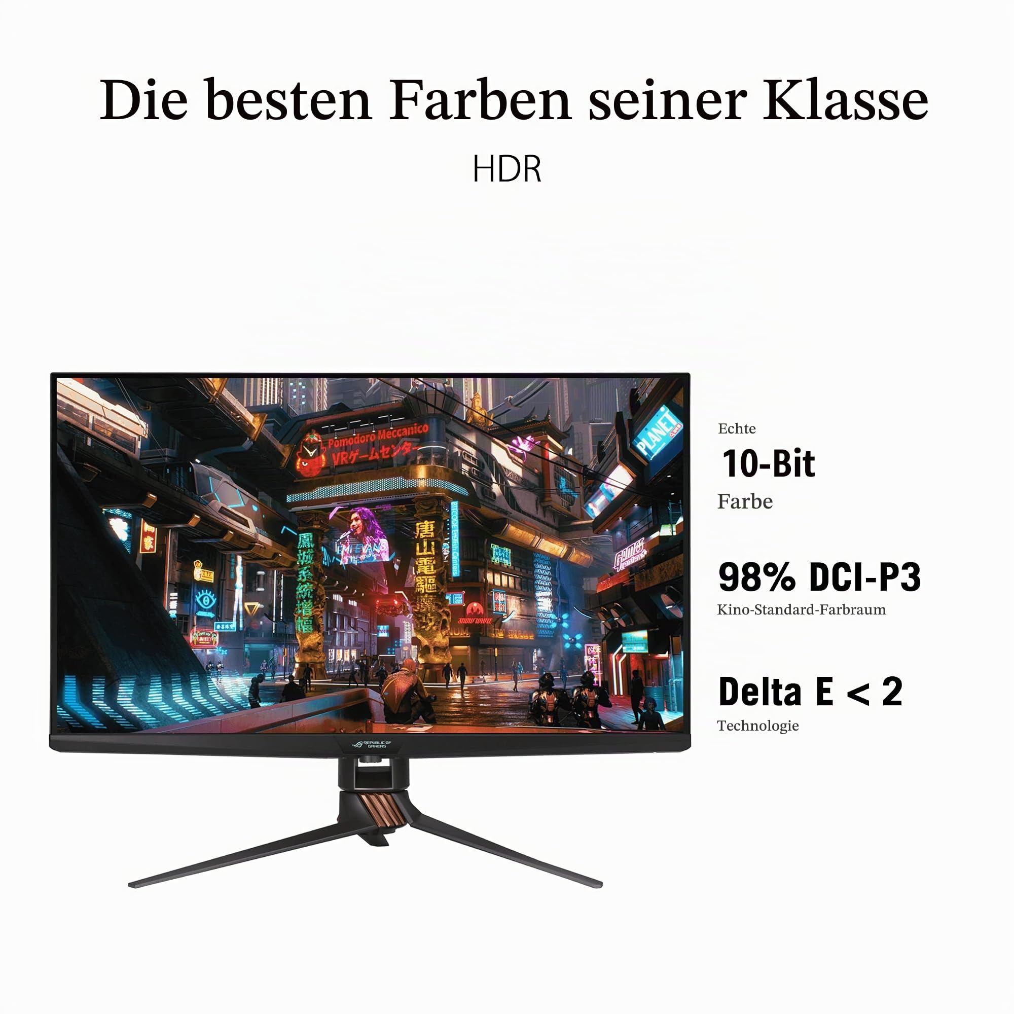 ASUS ROG Swift PG32UQX | 32 Zoll 4K UHD Gaming Monitor | 144 Hz