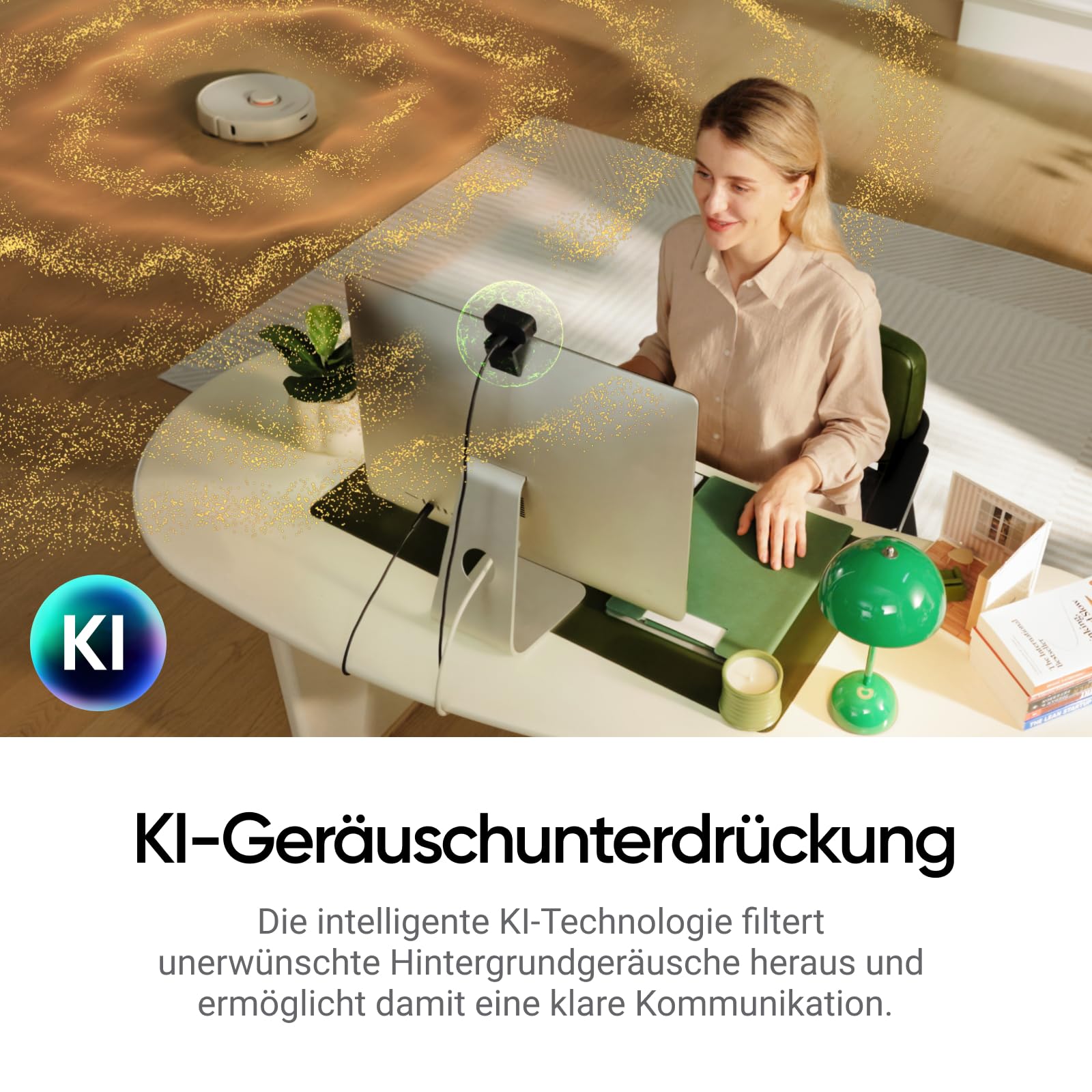 Insta360 Link 2C - 4K Webcam für PC/Mac, 1/2" Sensor, Auto-Framing, HDR, Mikro mit KI-Geräuschunterdrückung, Gestestenkontrolle, Streaming Kamera für Gaming, Zoom, Teams, Twitch & mehr