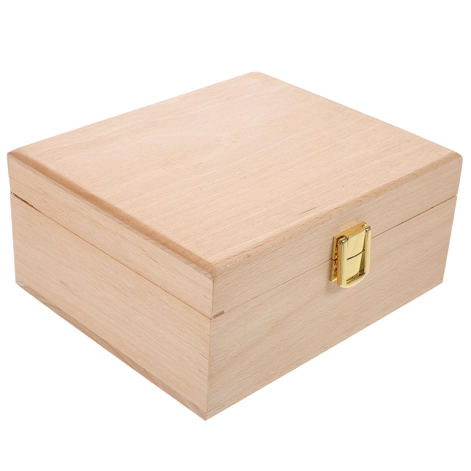 Boîte à bijoux bois massif rétro, organisateur de rangement portable