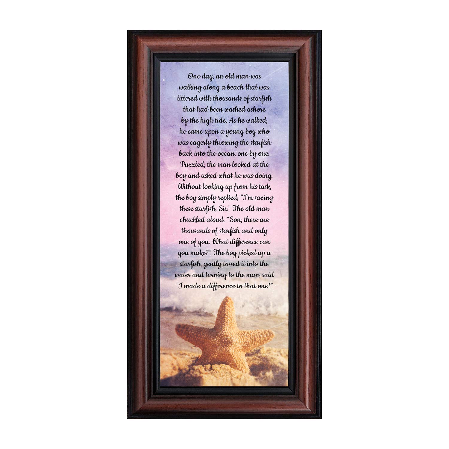 The Starfish Story Teacher Gift, The Legend of the Starfish Wall Decor, Thank You Gifts, Framed Home Decor, 7395W