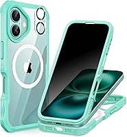 Vista 45 de CENHUFO Funda de privacidad para iPhone SE 2022 3ª / iPhone SE 2020 2ª / iPhone 8/7, funda de cuerpo completo con protector de pantalla de vidrio
