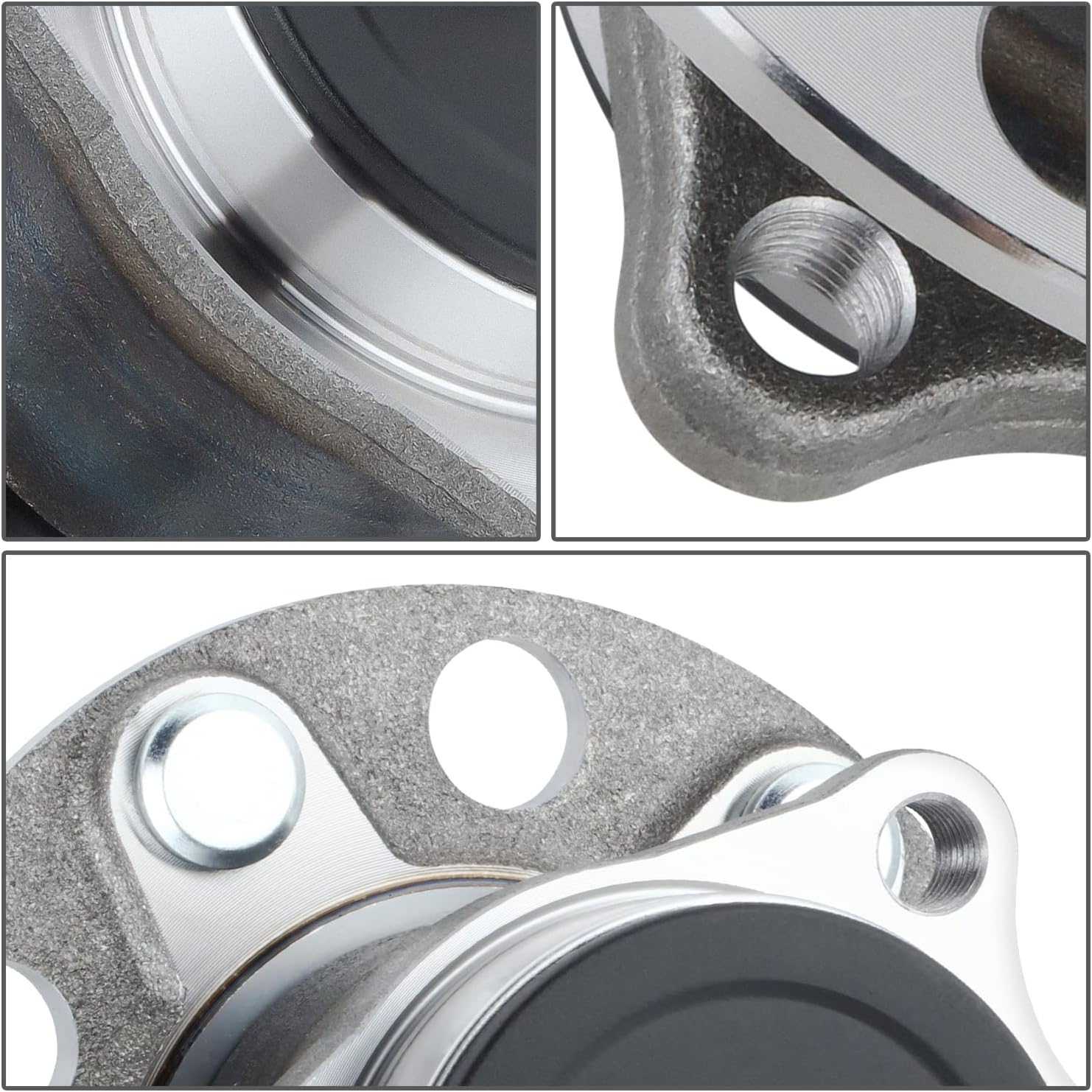 DNA MOTORING OEM-WHA-0087 Rear Wheel Bearing Hub Assembly Compatible with 2008-2017 Lancer / 2011-2012 Outlander / 2011-2012 Outlander Sport 2WD