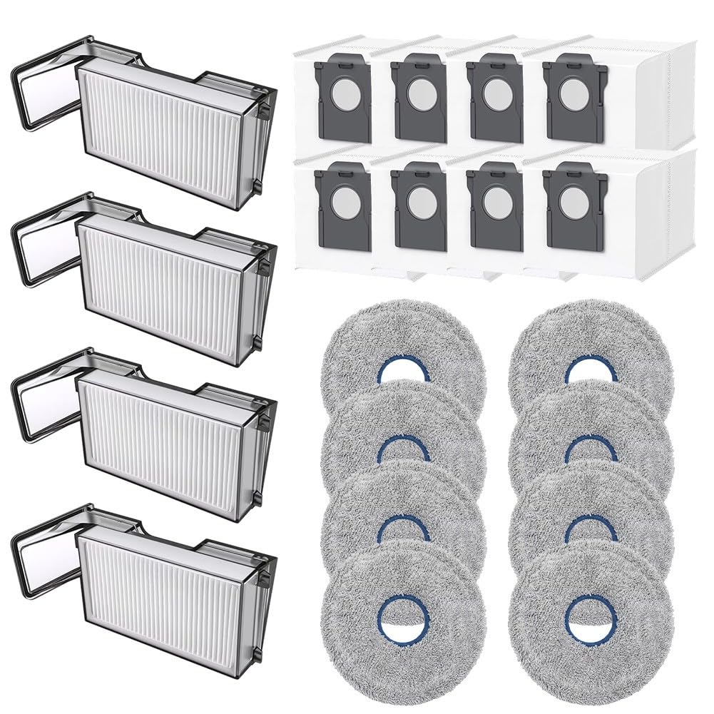 Robot Vacuum Filter Mop Cloth Zestaw do wymiany worka na kurz