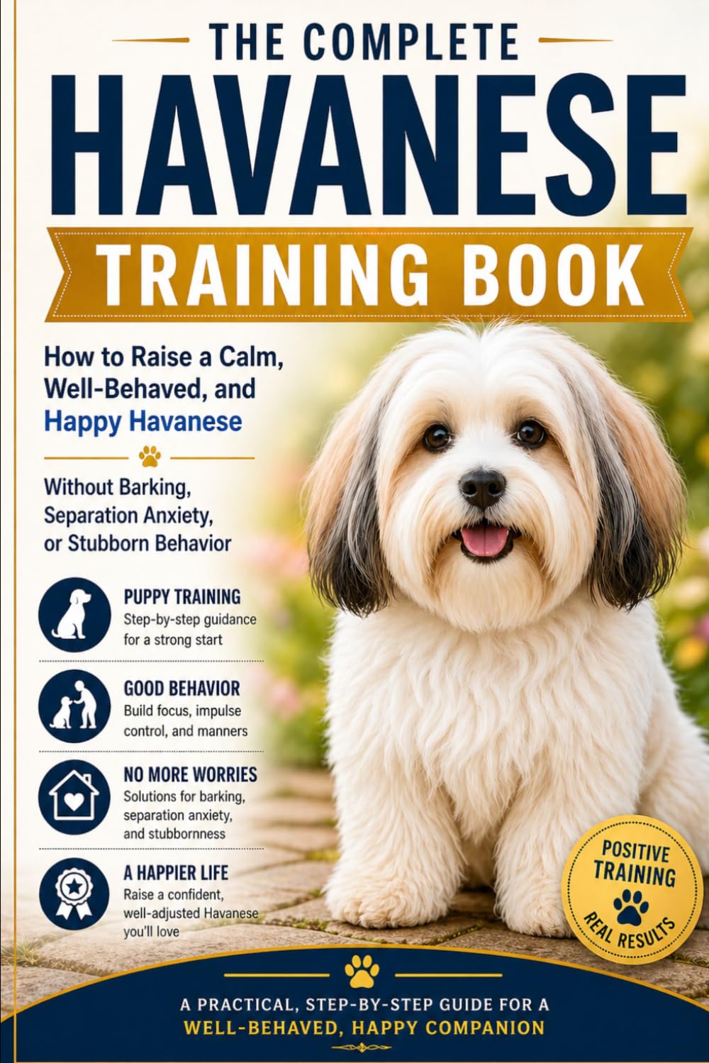 The Complete Havanese Training Book: How to Raise a Calm, Well-Behaved, and Happy Havanese Without Barking, Separation Anxiety, or Stubborn Behavior