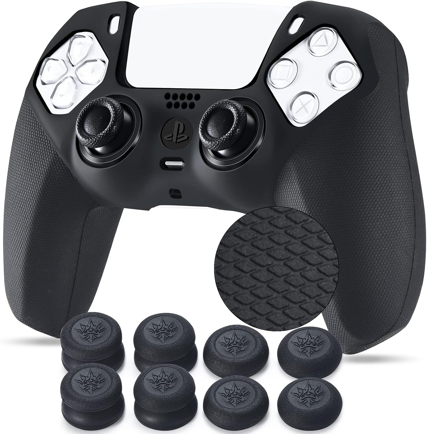 YoRHa Grip Texture Silicone Skin for PlayStation 5 PS5 Controller x 1 ...